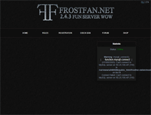 Tablet Screenshot of en.frostfan.net